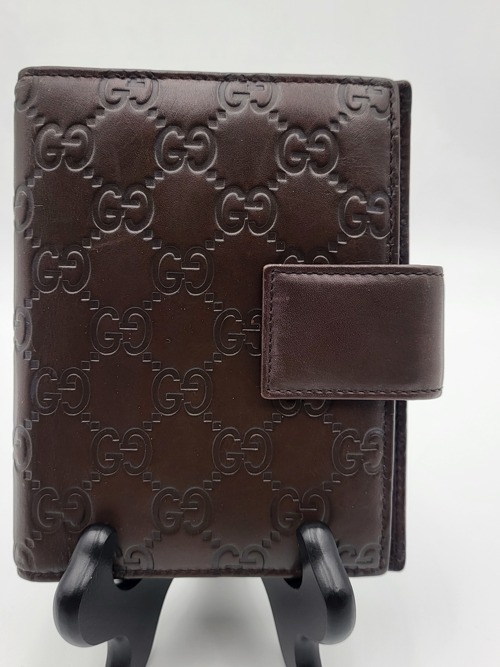 GUCCI Guccissima Small  Agenda  in Chocolate. Authentic...